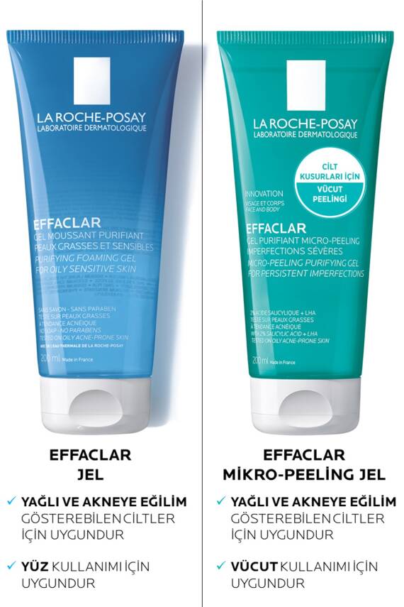 La Roche Posay Effaclar Mikro Peeling Jel Yüz Ve Vücut 200 ml - 5