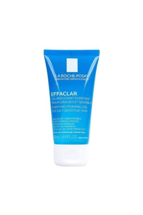 La Roche Posay Effaclar Temizleme Jeli 50 ml- Yağlı ve Akneye Eğilim Gösteren Ciltler - 1