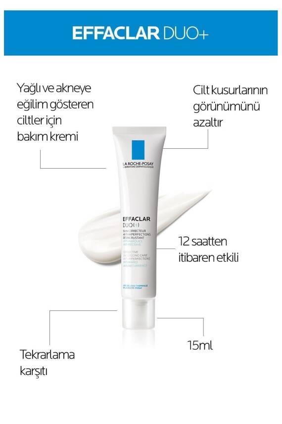 La Roche Posay Effaclar Yağlı ve Sivilceye Eğilim Gösteren Ciltler için Sivilce Karşıtı Cilt Bakım Seti - 7