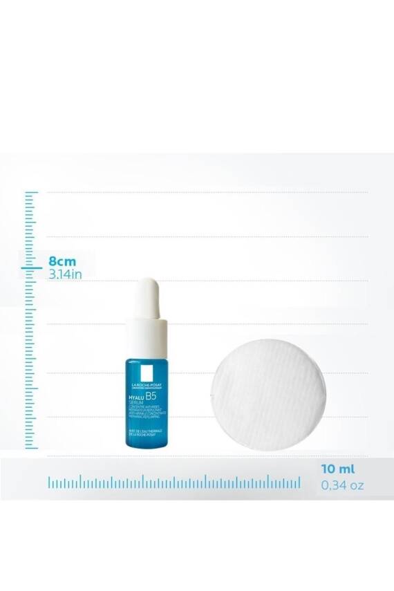 La Roche Posay Hyalu B5 Cilt Serumu Dolgunlaştırıcı & Onarıcı 10 ml Tanışma Boyu + Roller Yüz Masaj Aleti - 8