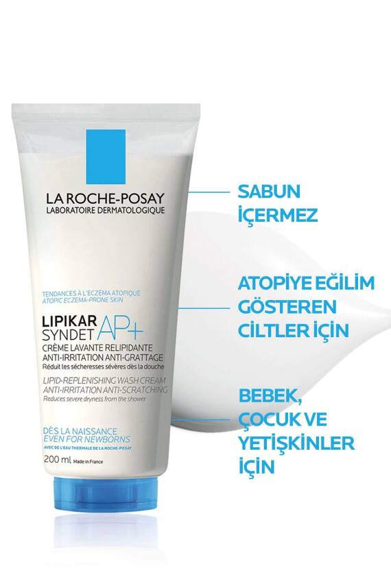 La Roche Posay Kuru Ciltler Için Bakım Seti: Lipikar Baume Nemlendirici&syndet Vücut Temizleme Jeli - 6