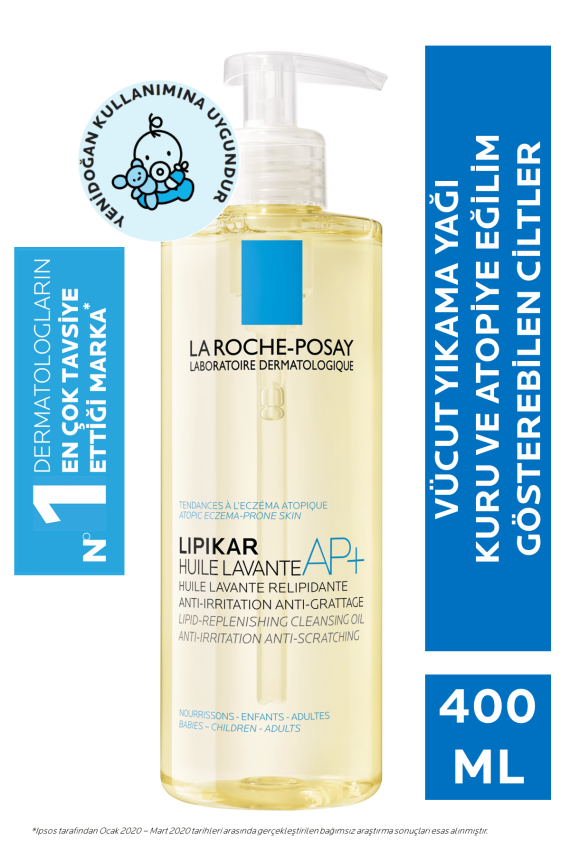 La Roche Posay Lipikar Cleansing Oil Ap+ 400 ml 3337875656764 - 1