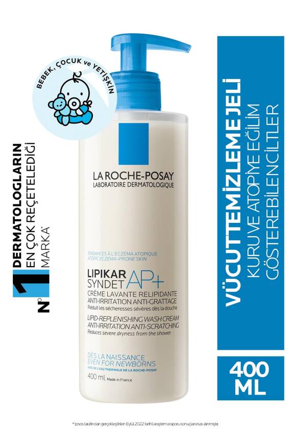 La Roche Posay Posay Lipikar Syndet Ap+ 400 ml - 1