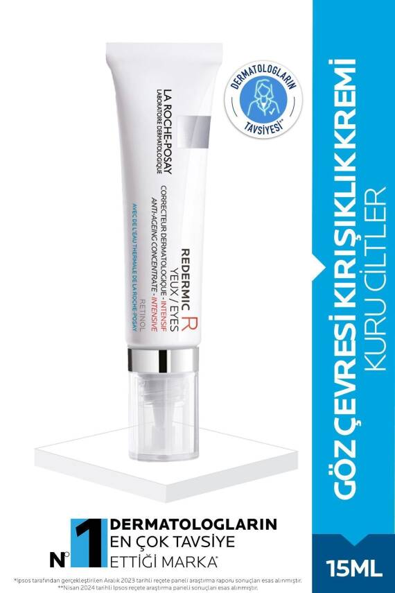 La Roche Posay Redermic R Yeux Retinol Içeren Anti Aging Göz Çevresi Bakım Kremi 15ml - 1