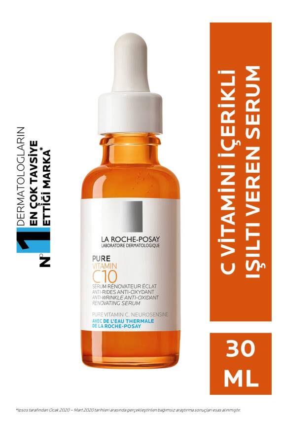 La Roche Posay Saf C Vitamini Işıltı Veren Antioksidan Serum 30ml - 1