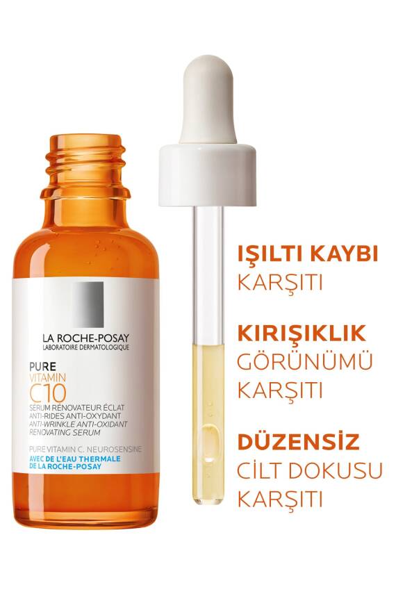 La Roche Posay Saf C Vitamini Işıltı Veren Antioksidan Serum 30ml - 3
