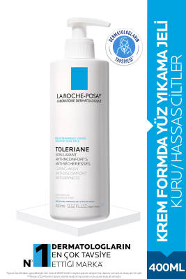 La Roche Posay Toleriane Caring Wash Kuru Ve Hassas Ciltler Için Nemlendirici Temizleyici Jel 400ml - La Roche Posay