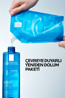 La Roche Posay Yağlı Ve Akneye Eğilimli Ciltler Için Effaclar Jel 400ml Tekrar Dolum Paketi - 2