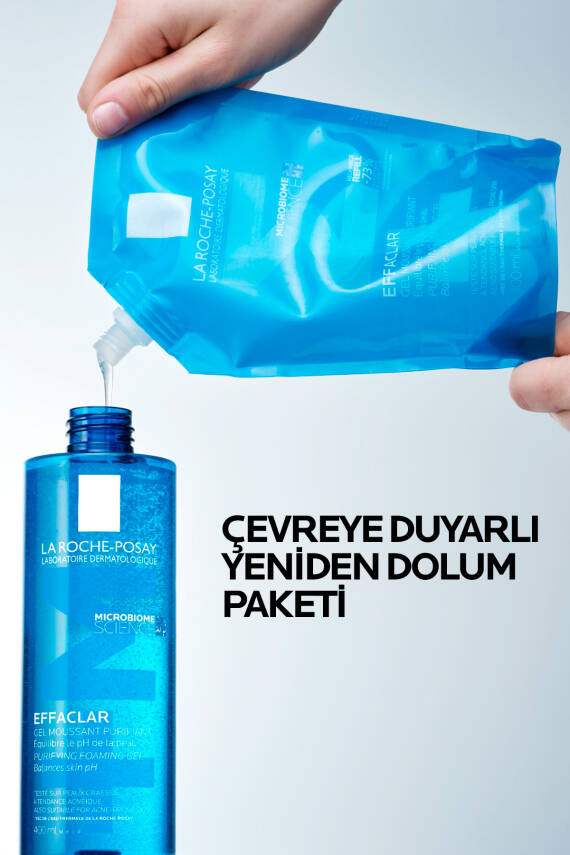 La Roche Posay Yağlı Ve Akneye Eğilimli Ciltler Için Effaclar Jel 400ml Tekrar Dolum Paketi - 2