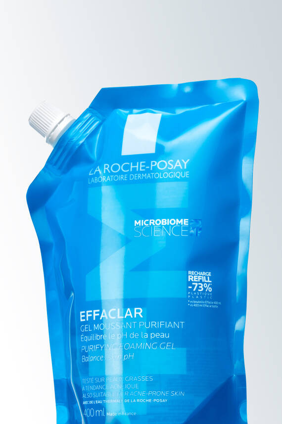 La Roche Posay Yağlı Ve Akneye Eğilimli Ciltler Için Effaclar Jel 400ml Tekrar Dolum Paketi - 3