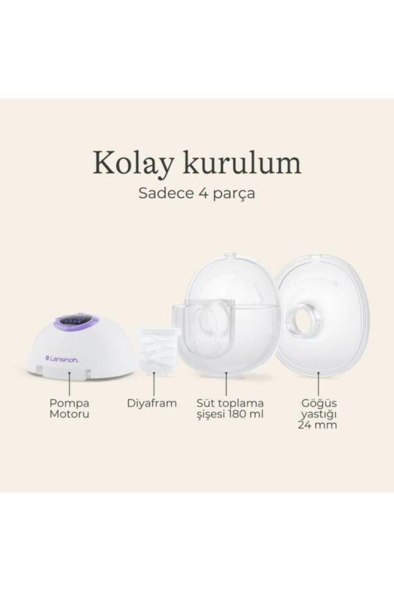Lansinoh Giyilebilir Çiftli Göğüs Pompası - 3