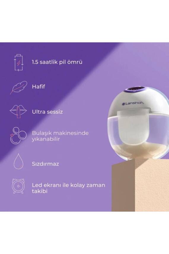 Lansinoh Giyilebilir Çiftli Göğüs Pompası - 6