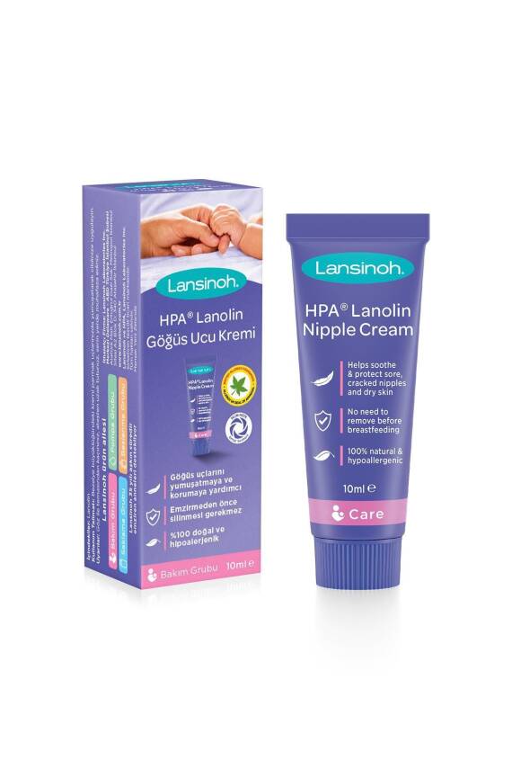 Lansinoh Hpa Lanolin Meme Ucu Yaraları Için Krem 10ml - 1