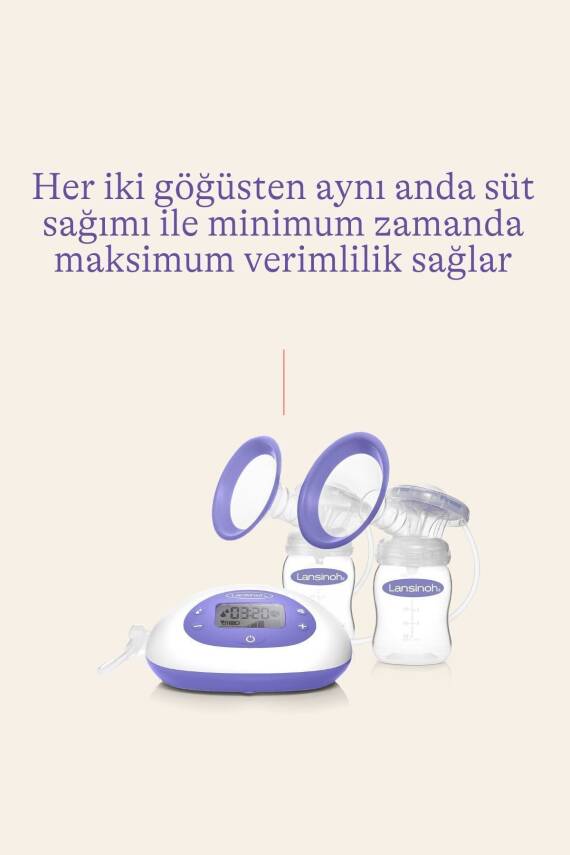 Lansinoh Kompakt Çiftli Elektrikli Göğüs Pompası - 4