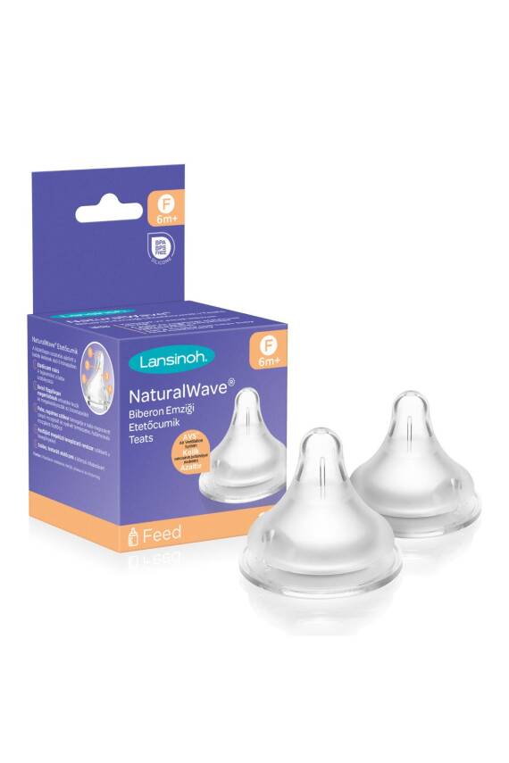 Lansinoh Naturalwave Biberon Emziği Hızlı Akışlı - 1