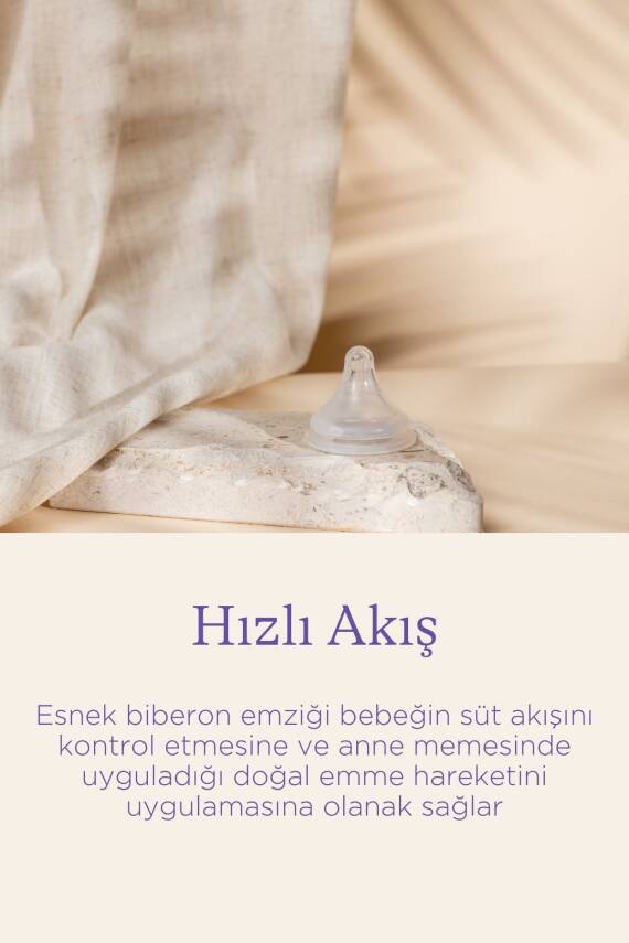 Lansinoh Naturalwave Biberon Emziği Hızlı Akışlı - 2