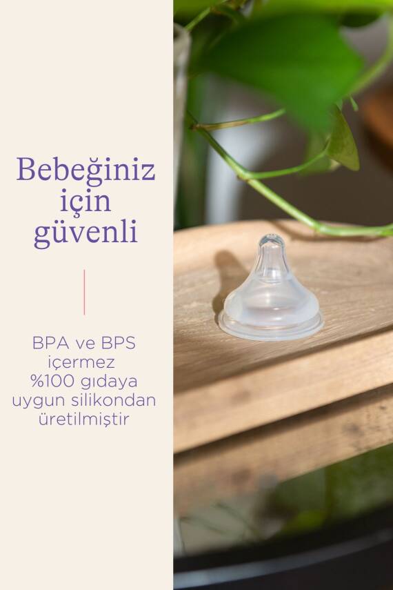 Lansinoh Naturalwave Biberon Emziği Hızlı Akışlı - 5