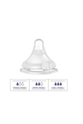 Lansinoh Naturalwave Orta Akış Biberon Emziği - 2