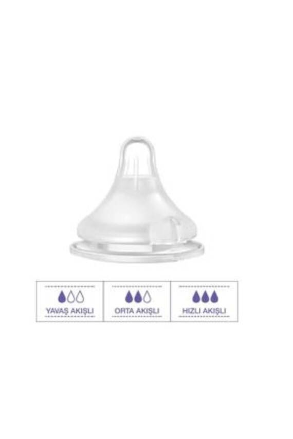 Lansinoh Naturalwave Yavaş Akış Biberon Emziği - 2