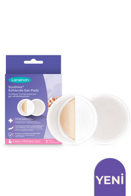 Lansinoh Soothies Soğutucu Jel Pedleri - Göğüs Ucu Çatlak, Yara ve Ağrılarda Hızlı Rahatlama - LANSINOH