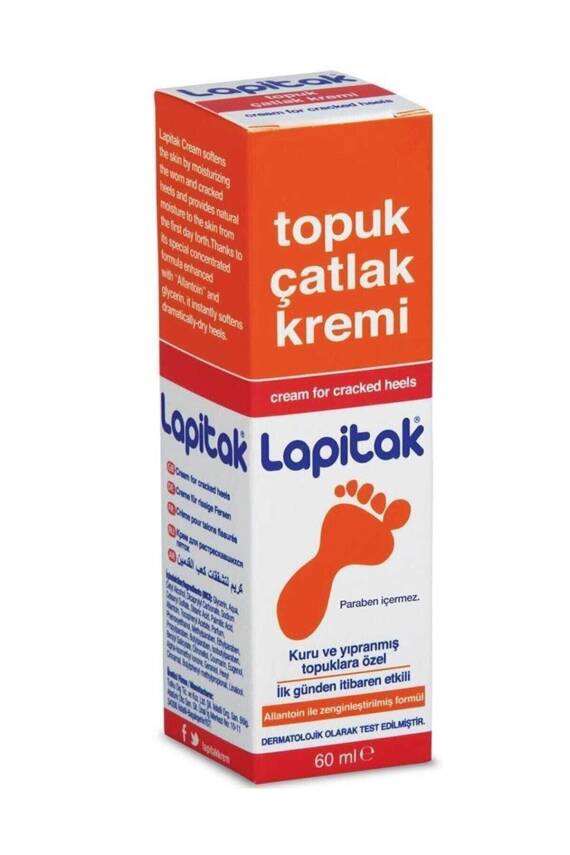 Lapitak Topuk Çatlak Kremi Kuru Ve Yıpranmış Topuklar Için 60 ml - 1