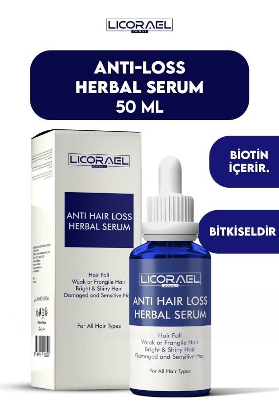 Licorael Dubai Anti Hair Loss Herbal Serum Saç Dökülmesine Karşı Bitkisel Serum 50ml - 2