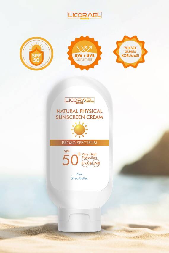 Licorael Dubai Natural Physical Sunscreen Cream Spf50+ 100ml - 2