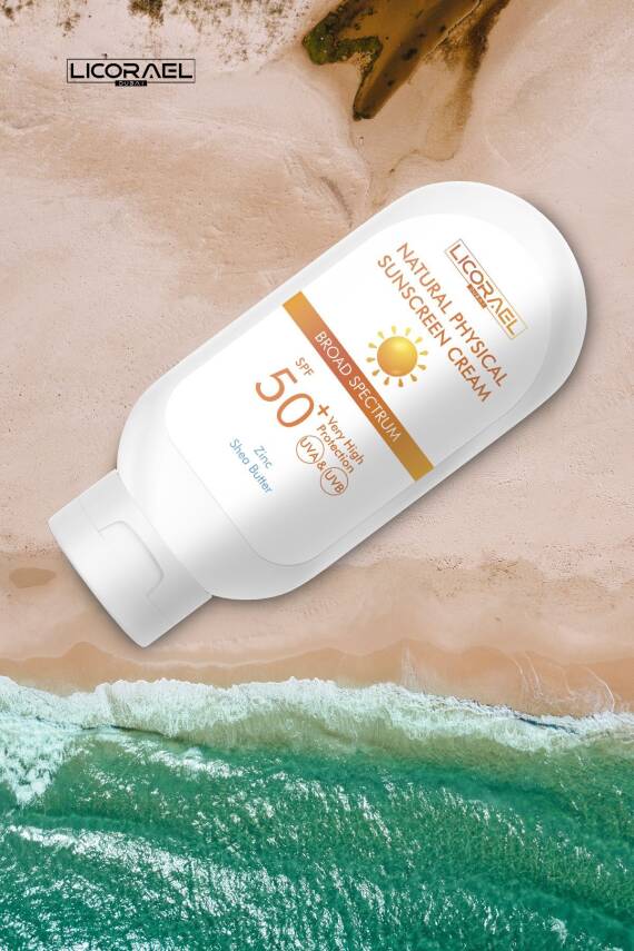 Licorael Dubai Natural Physical Sunscreen Cream Spf50+ 100ml - 4