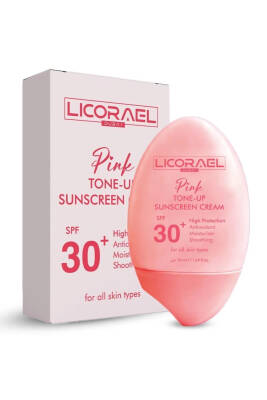 Licorael Dubai Pembe Güneş Kremi,Mavi Işık Korumalı, Aydınlatıcı Ton Eşitleyici 50ml - 1