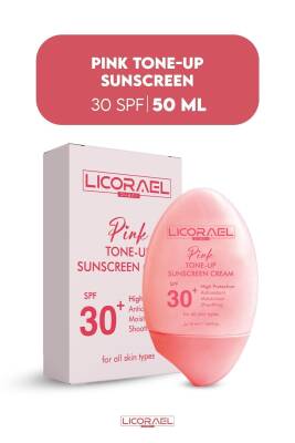 Licorael Dubai Pembe Güneş Kremi,Mavi Işık Korumalı, Aydınlatıcı Ton Eşitleyici 50ml - 3