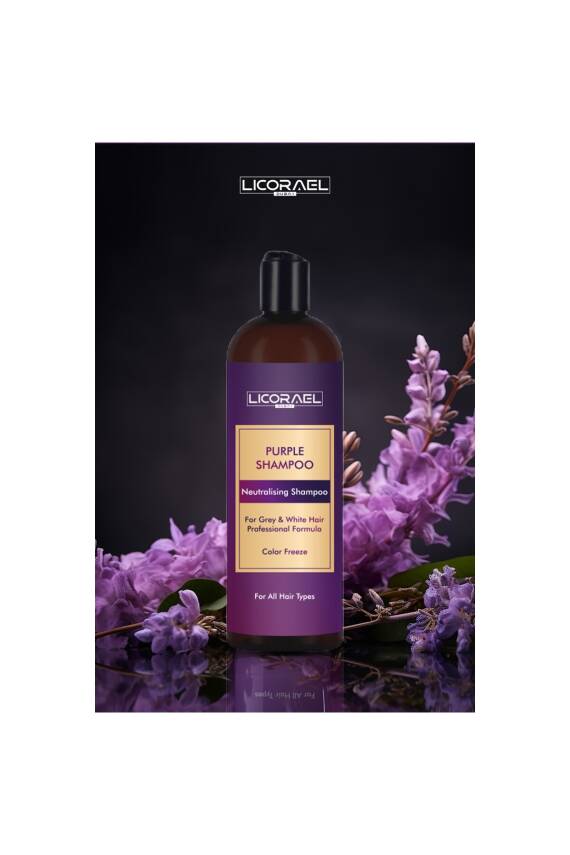 Licorael Dubai Turunculaşma Karşıtı Mor Şampuan 400ml - 4