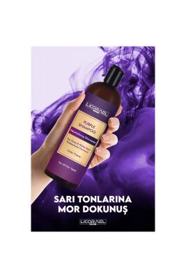 Licorael Dubai Turunculaşma Karşıtı Mor Şampuan 400ml - 5