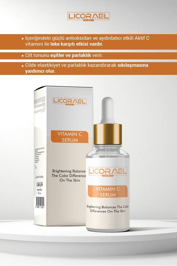 Licorael Dubai Vitamin C Serum Hyaluronic Acid 30ml - 2