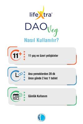 Lifextra DAOVeg 60 Enterik Mini Tablet - 3