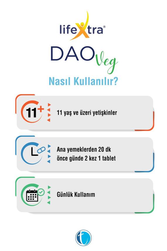 Lifextra DAOVeg 60 Enterik Mini Tablet - 3