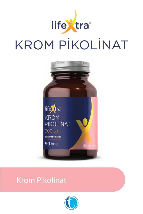 Lifextra Krom 90 Bitkisel Kapsul Krom Pikolinat - 1