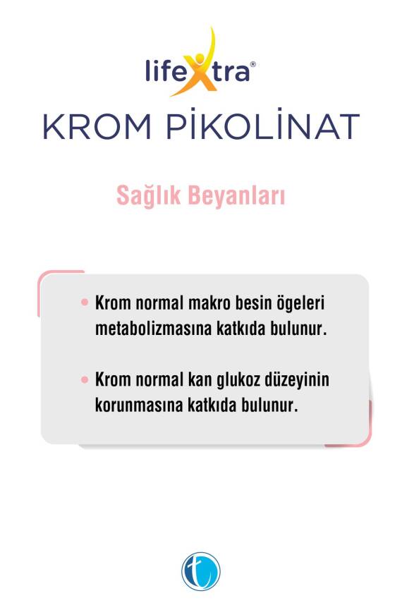 Lifextra Krom 90 Bitkisel Kapsul Krom Pikolinat - 5