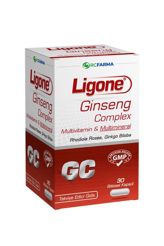 Ligone Ginseng Q-10 Zerdeçal Multimineral 30 Kapsül - 1
