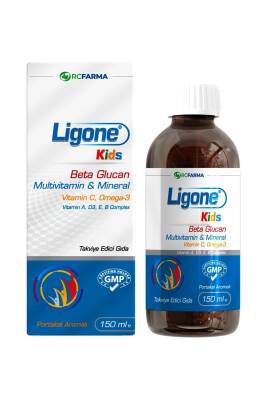 Ligone Kids Beta Glucan Balık Yağ Multivitamin Şurup 150ml - Ligone