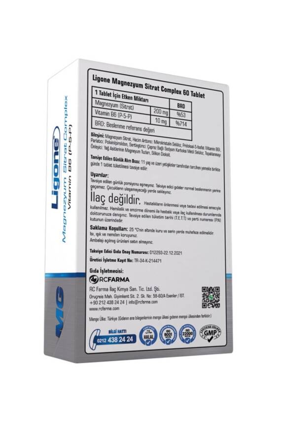 Ligone Magnezyum Sitrat Complex 60 Tablet - 2