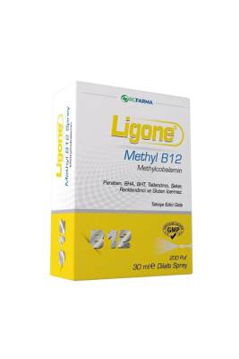 Ligone Methyl B12 Methylcobalamin Dilaltı Sprey 30 ml - Ligone
