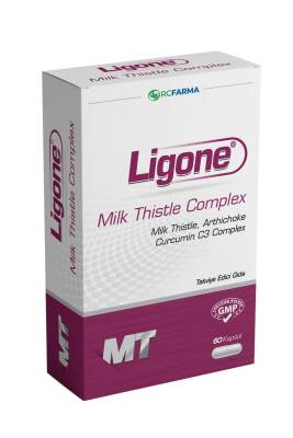 Ligone Milk Thistle Deve Dikeni, Enginar, Karahindiba, Zencefil 60 Kapsül - Ligone