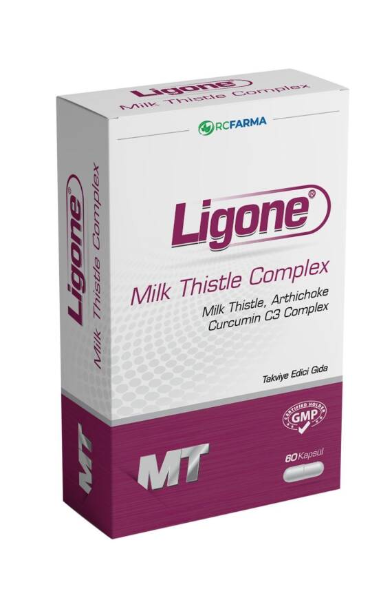 Ligone Milk Thistle Deve Dikeni, Enginar, Karahindiba, Zencefil 60 Kapsül - 1