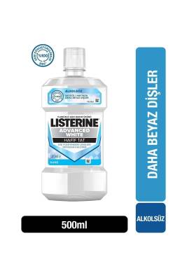 Listerine Advanced White Hafif Tat Alkolsüz Ağız Bakım Suyu 500 Ml - 1