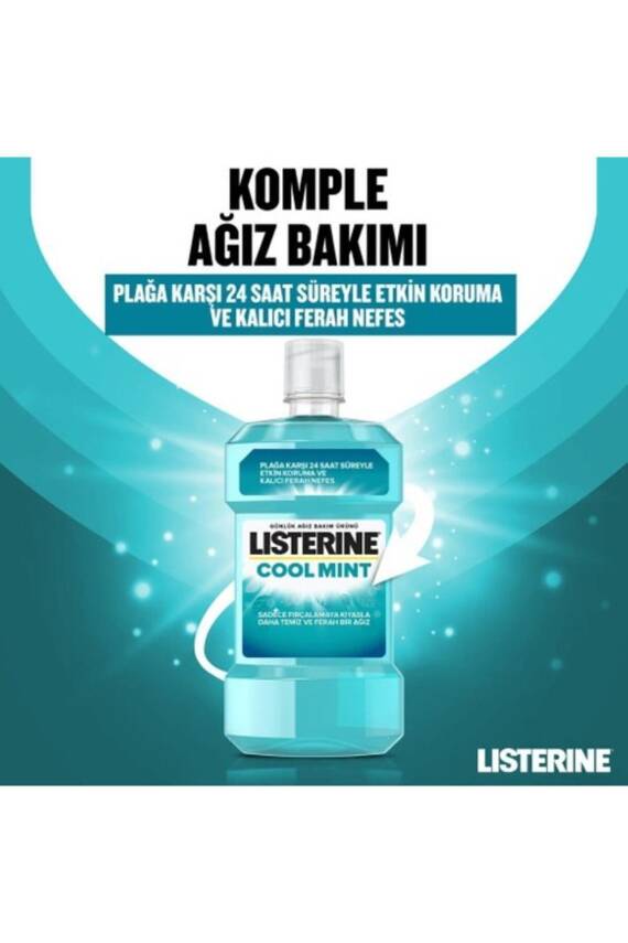Listerine Cool Mint Nane Aromalı Ağız Çalkalama Suyu 250 ml - 3