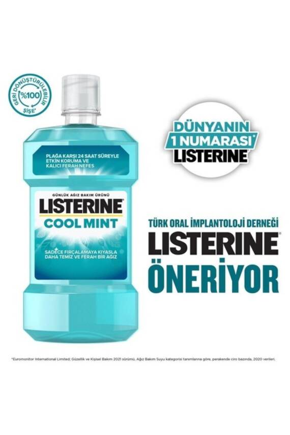 Listerine Cool Mint Nane Aromalı Ağız Çalkalama Suyu 250 ml - 4