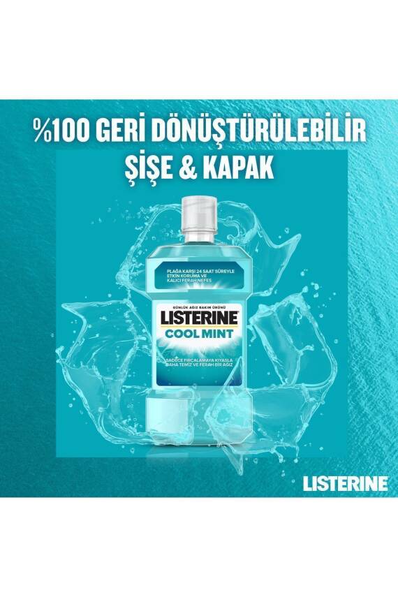 Listerine Cool Mint Nane Aromalı Ağız Çalkalama Suyu 500 ml - 4