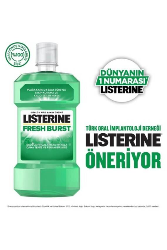 Listerine Fresh Burst Günlük Ağız Bakım Ürünü 250ml - 4