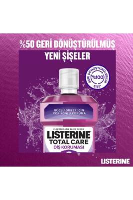 Listerine Total Care Diş Koruması Hafif Tat Ağız Bakım Suyu 250 ml - 7