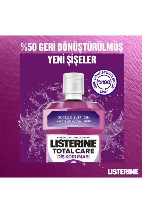 Listerine Total Care Diş Koruması Hafif Tat Ağız Bakım Suyu 250 ml - 7